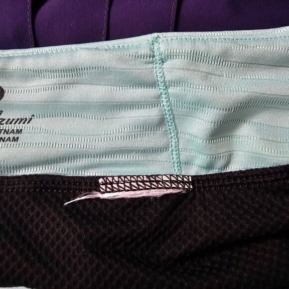 Pearl Izumi Athletic Skirt With Built-In Mesh Unders, Purple Teal, Pleats Size S - Picture 9 of 11